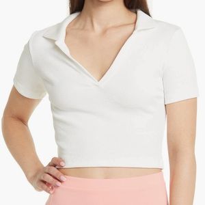 Brand - Cotton Emporium V-Neck Collard Crop Top
Size - Medium